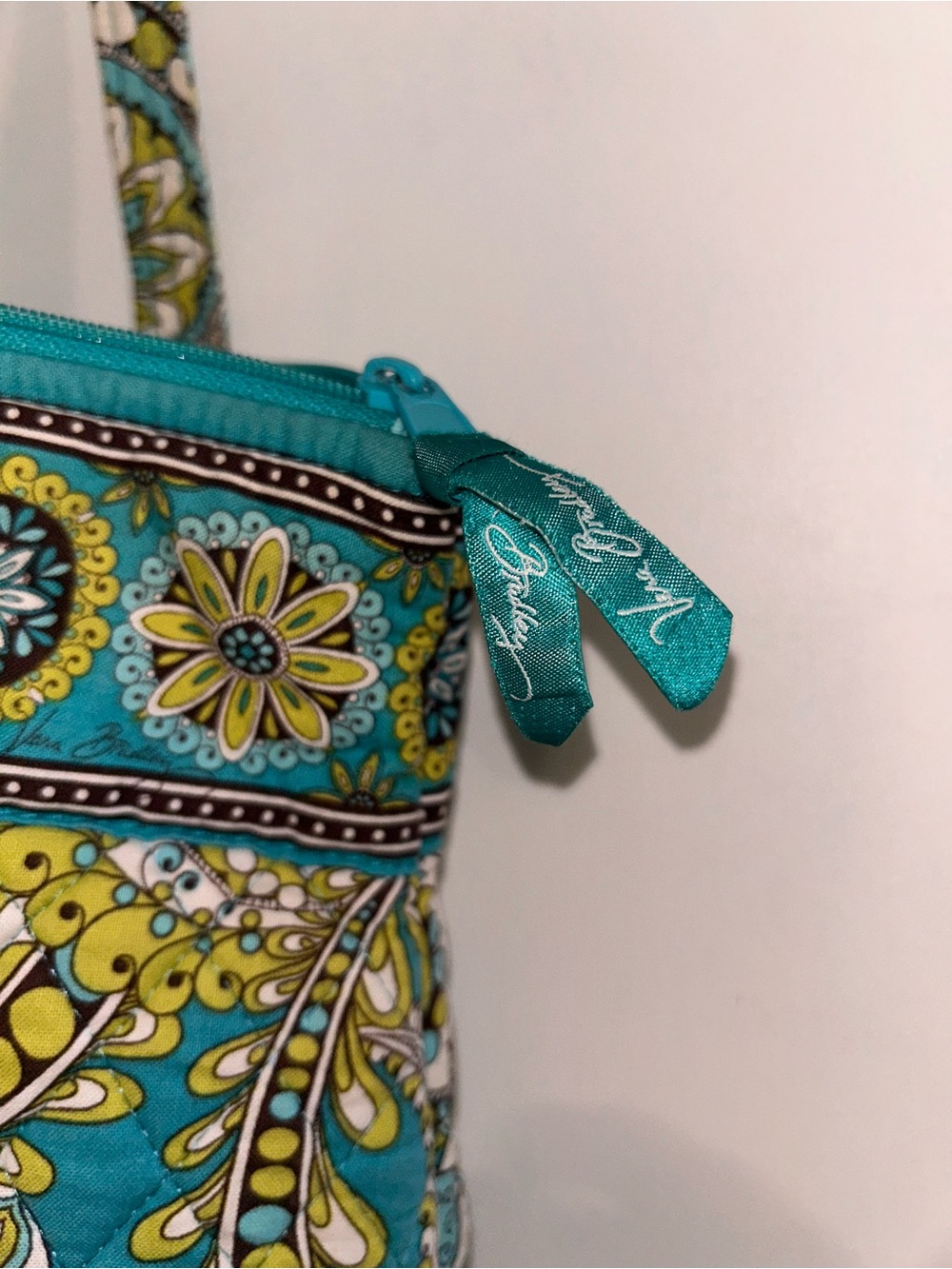 Vera Bradley Vintage Peacock Quilted Shoulder Bag - Picture 3 of 5
